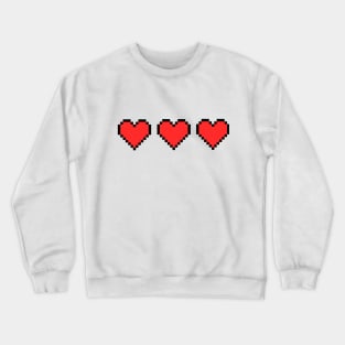 love pixel art Crewneck Sweatshirt